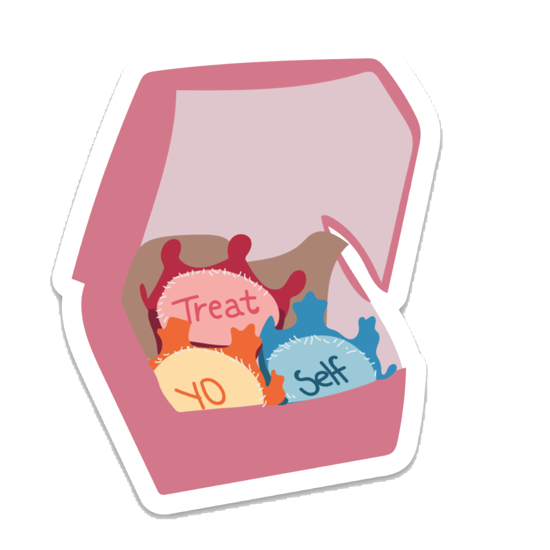 "Treat Yo Self" Parks + Rec Sticker – Lane Paper Works