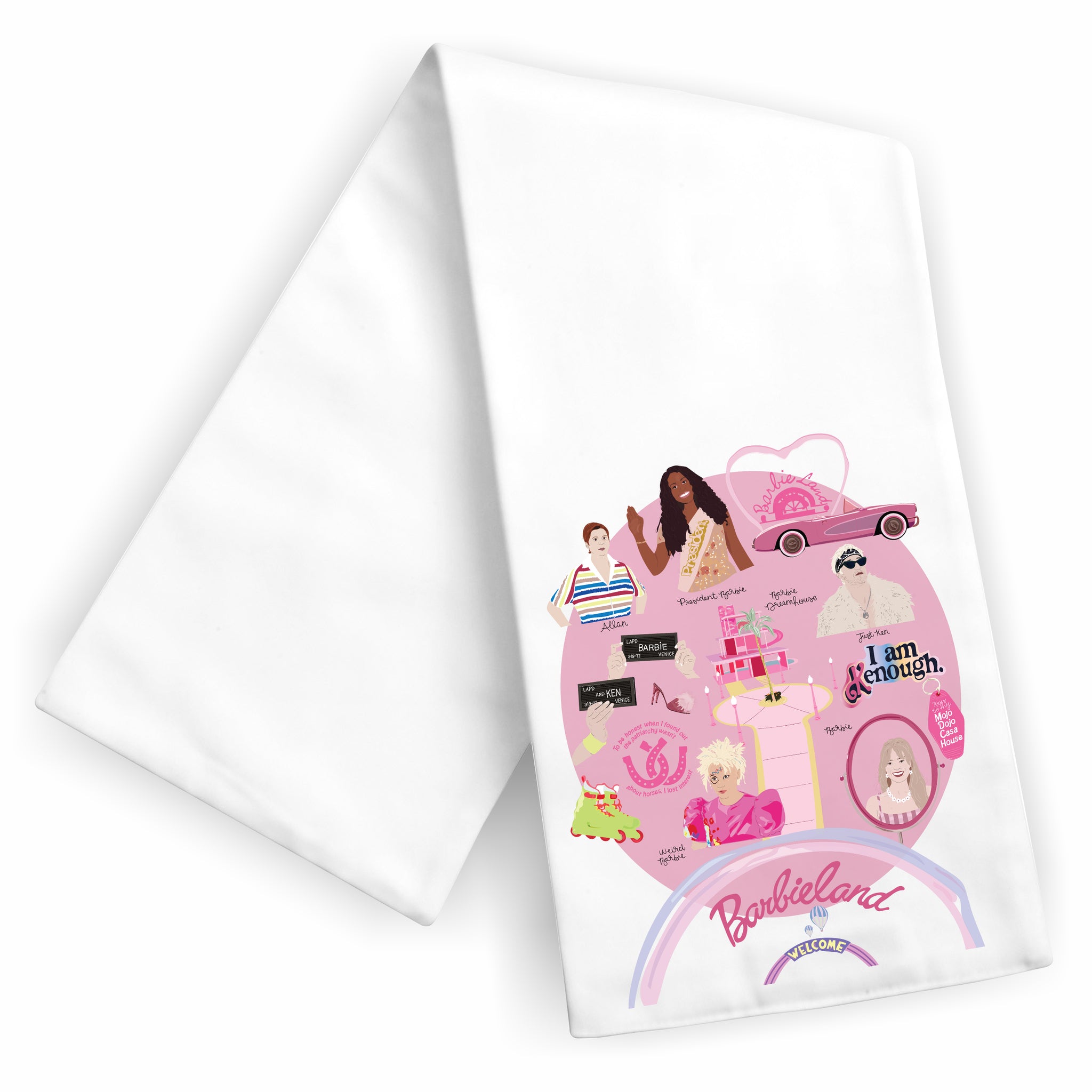 PREORDER Barbieland Tea Towel