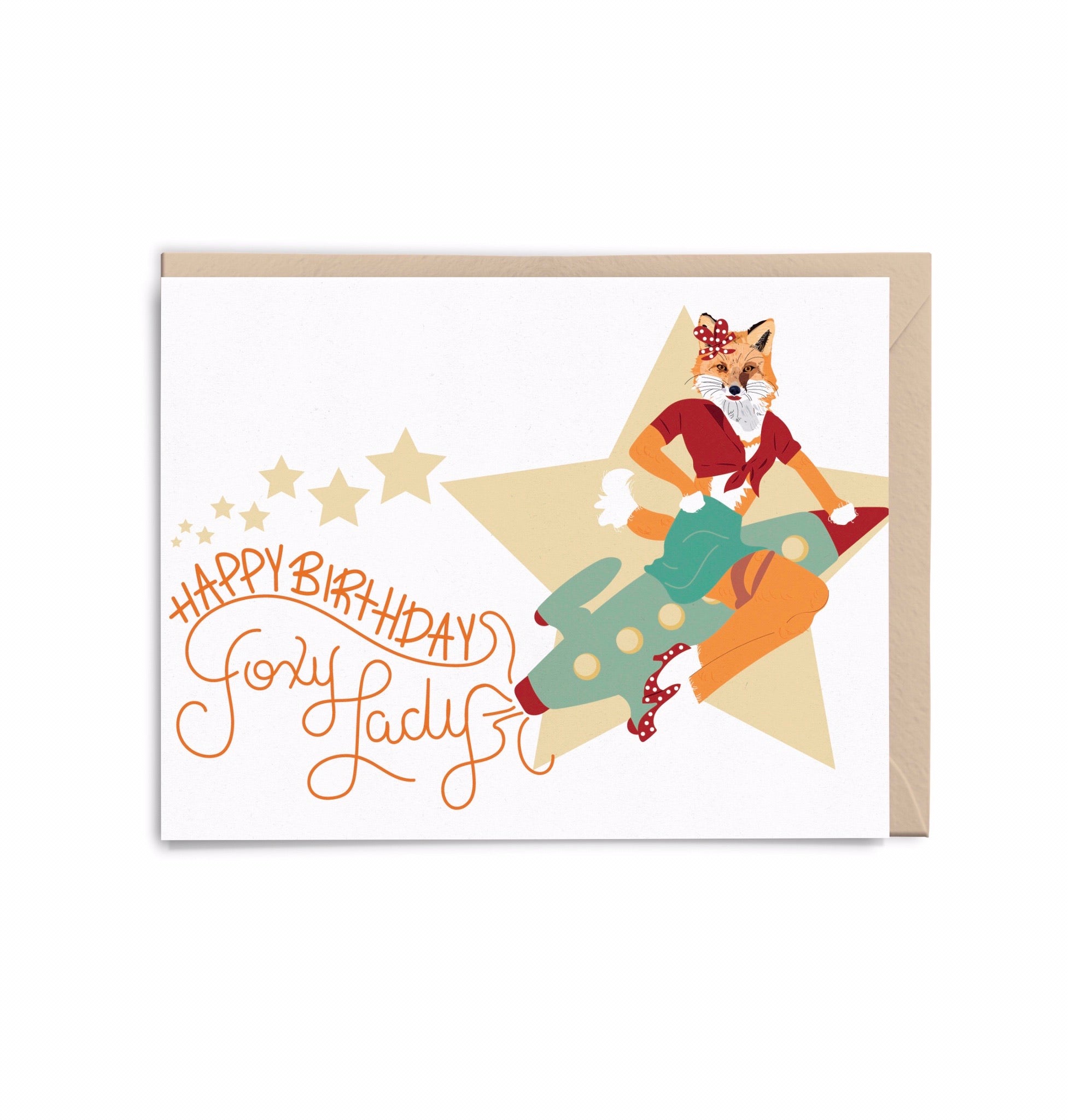 Foxy Lady Birthday Card Foxy Lady Birthday Card