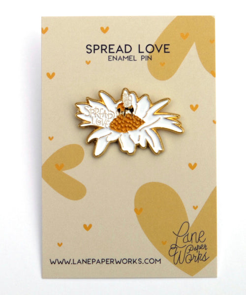 Spread Love Enamel Pin