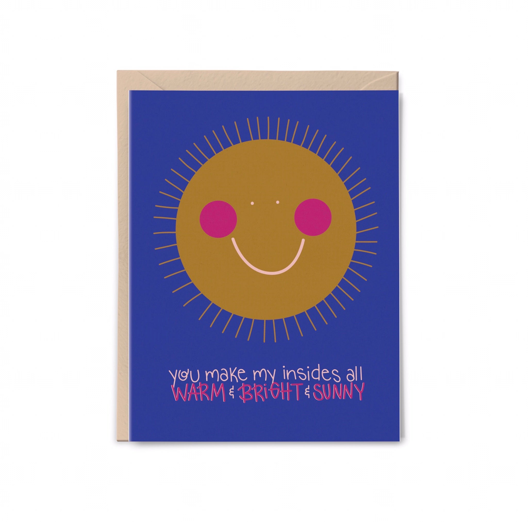 Warm, Bright, + Sunny Card