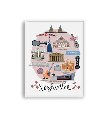 Nashville TN Print
