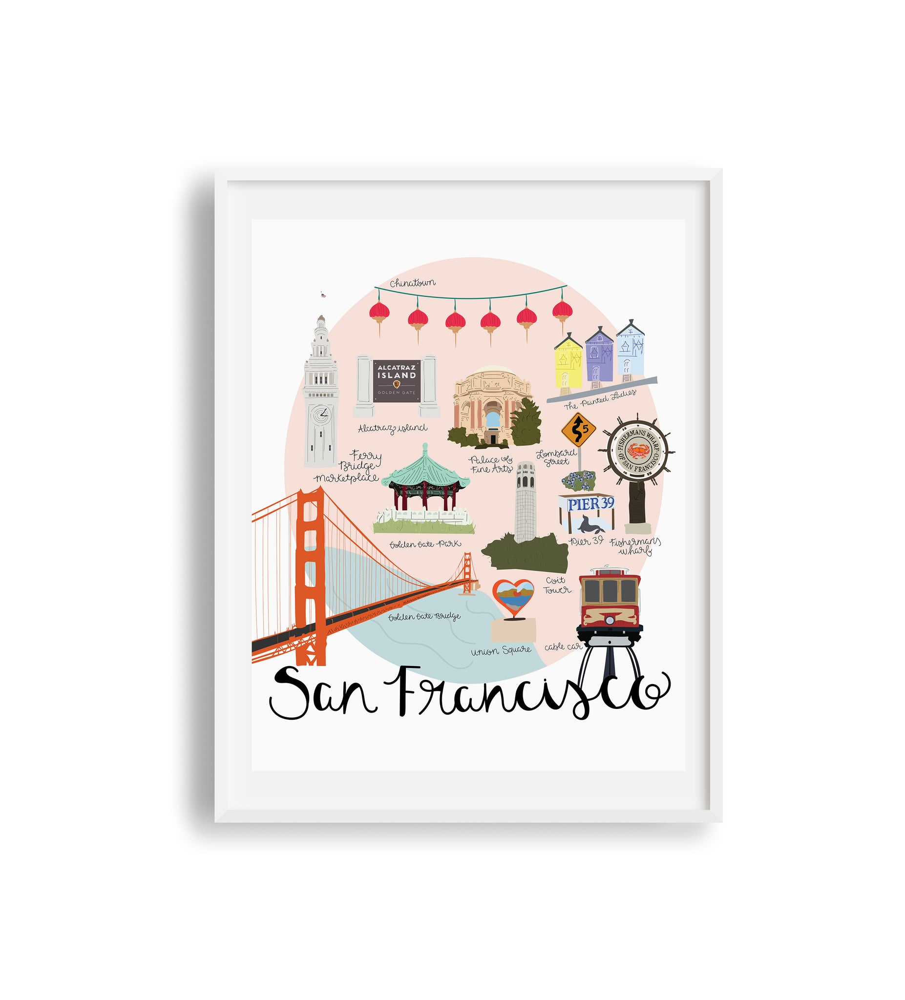 San Francisco CA Print